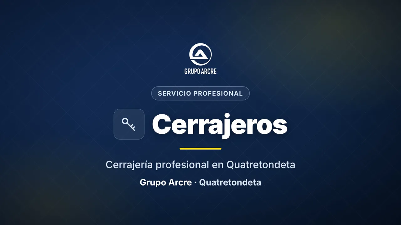Cerrajería profesional en Quatretondeta